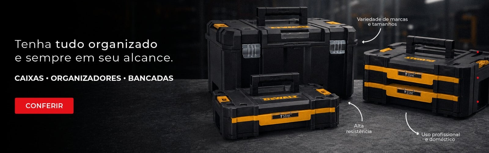 Caixas Dewalt
